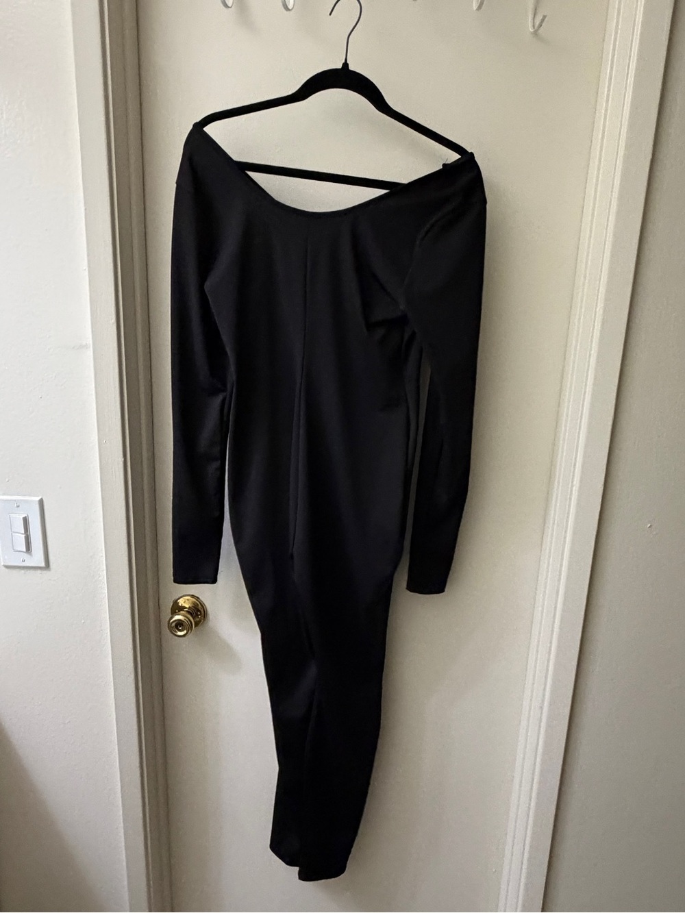 Black Long-Sleeve Bodysuit